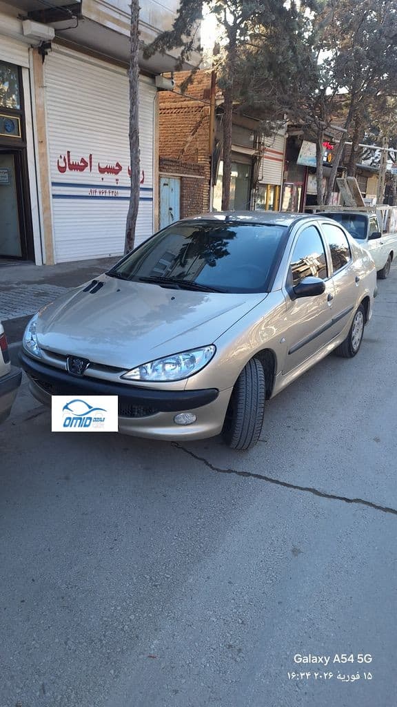 پژو۲۰۶ v9 اتومات sd {قیمت اعلامی مالک} - Image 1