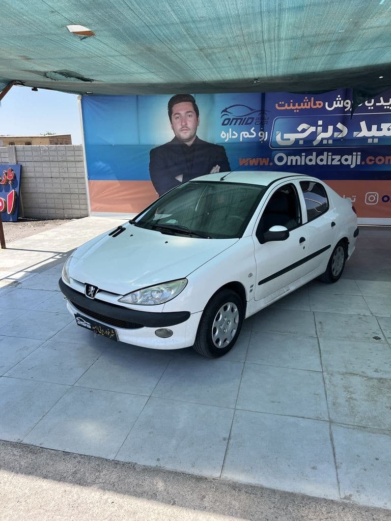 پژو 206 sd  v8 مدل 1400 دریچه سیمی - Image 1