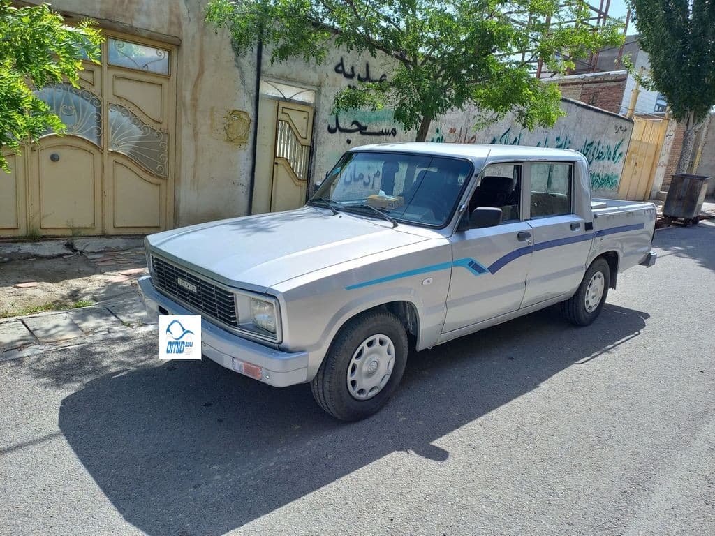 فروش مزدا دوکابین مدل1390 دوگانه کارخانه  به رنگ نقره ای - Image 1