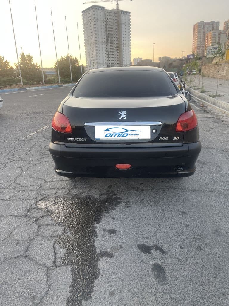 206 sd مدل ۹۴ بدون رنگ - تصویر 1