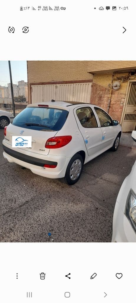 پژو۲۰۷iپانورما دنده ای 404 خشک - Image 1