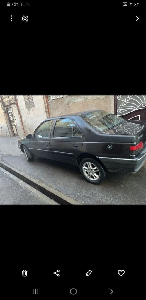 پژو۴۰۵مشکی۸۳ دوگانه بیرون - Image 1