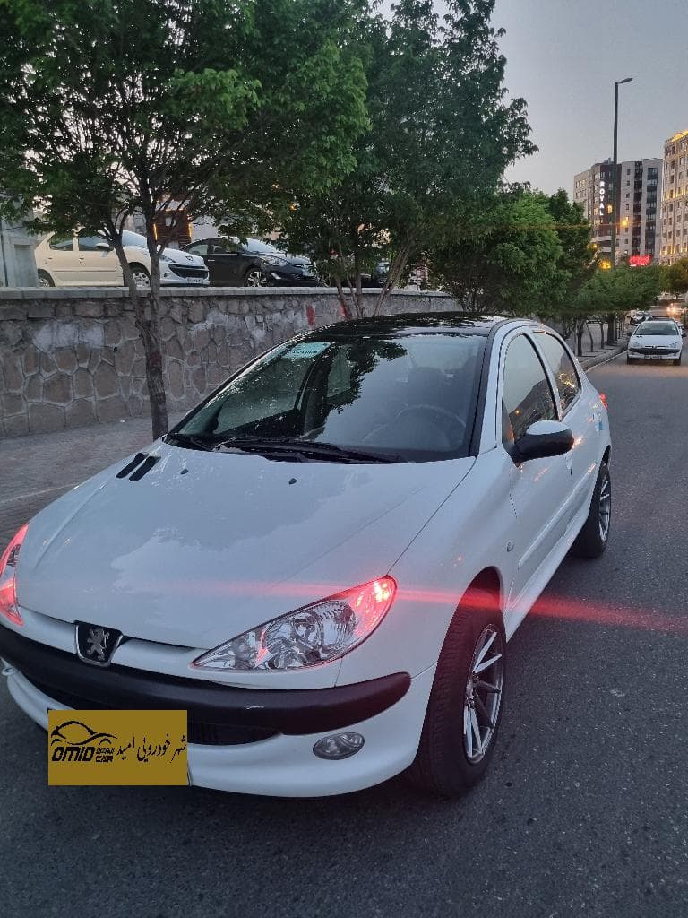 پژو ۲۰۶ سقف شیشه ای - Image 1
