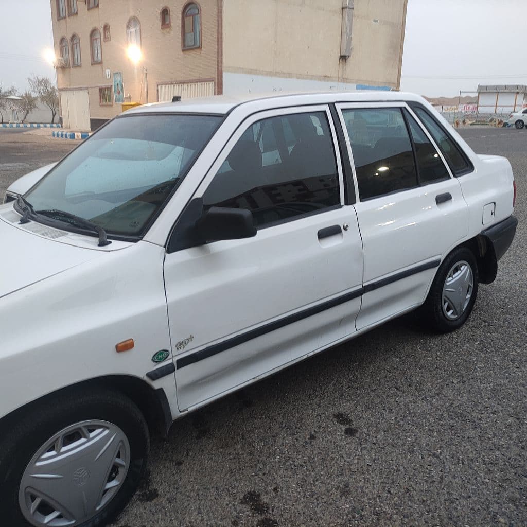 پراید سفید مدل ۹۳ دوگانه کارخانه - Image 1