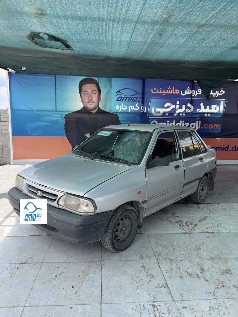 پراید دوگانه بیرون نقره ای مدل ۸۸ - Image 1