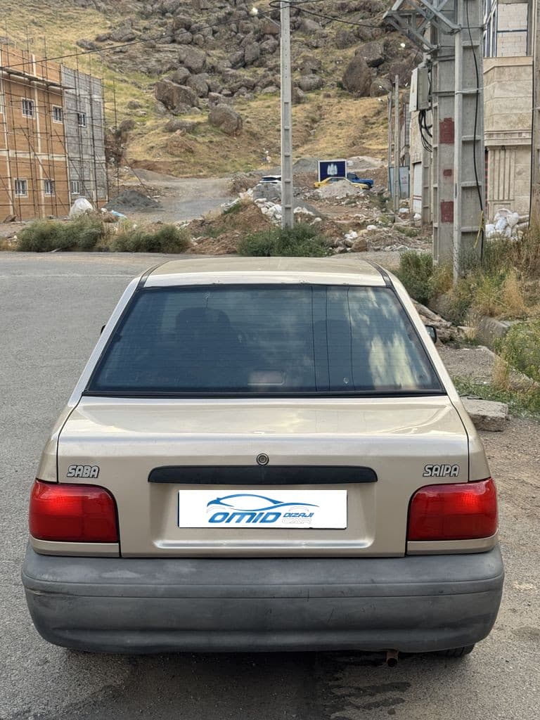پراید صبا مدل ۸۸ دوگانه کارخانه مدل بدون ترک و جوش و پوسیده شاسی - تصویر 1