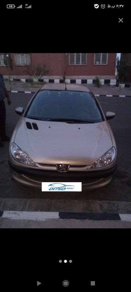 پژو۲۰۶مدل ۸۳ تیپ ۲ رنگ بژ طلایی تمیز - Image 1